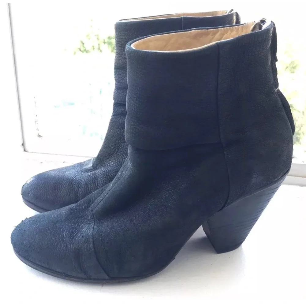 Rag & Bone Newbury Bootie Leather Ankle Boots 37
